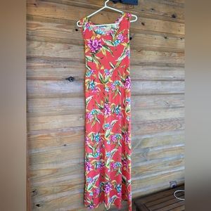 Long floral dress